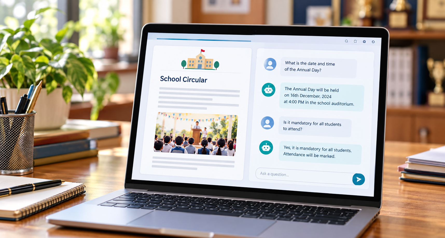 eKTextAI circular assistant preview